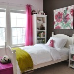 Bedroom,Cool Small Space Design For Teenage Girl Bedroom With Charming White Wood Bed Frame On Combined Soft White Bed Sheet And Beautiful White Wood Nightstand Table Plus Cute Black Purple Drum Table Lamp Also Wonderful Corner White Wood Bookcase,Modern Designs For Teenage Girls Bedrooms Latest