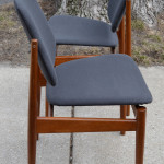 Furniture,Comfortable Outdoor Howard Miller Chair Design With Fashionable Arne Vodder Swivel Back Chairs And Soft Pad On Combined Navy Blue Color Also Cool Wood Legs,Collection Of Chairs By Howard Miller Designer