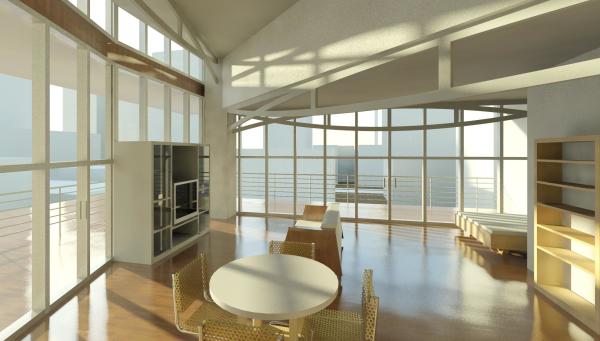 Apartments,Picturesque Large Space Studio Apartment Interior Design Inspiration With Stylish Cream Sofa And Cool Entertainment Tv On Combined Brown Laminate Flooring Plus Beautiful White Round Dining Table Also Comfortable Iron Dining Chairs In Wonderful Yellow Color,Extraordinary Studio Apartment Interior Designs