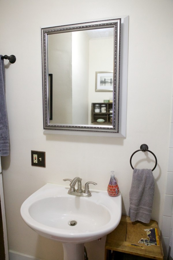 Bathroom,Astounding White Background Swedish Bathroom Design Inspiration With Stylish White Ceramic Bathroom Pedestal And Beautiful Moen Bathroom Faucet Also Gorgeous Vertical Wall Mirror,Swedish Bathroom Design Modern