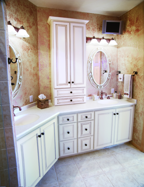 Bathroom,Luxurious Bathroom Vanity Ideas For Bathroom Small With Stylish White Wood Cabinet And Cool Double Washbasin Plus Style Great Stainless Faucet Also Beautiful Oval Glass Mirror,Beauty Bathroom Vanity Ideas For Small Bathrooms