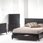 Bedroom,Extraordinary White Scheme Cheap Bed Design With Modern Black Bed Frame On Combined Drawer And Soft Beige Mattress Also Cool Black Bedside,Collection Of Fun And Cheap Bed
