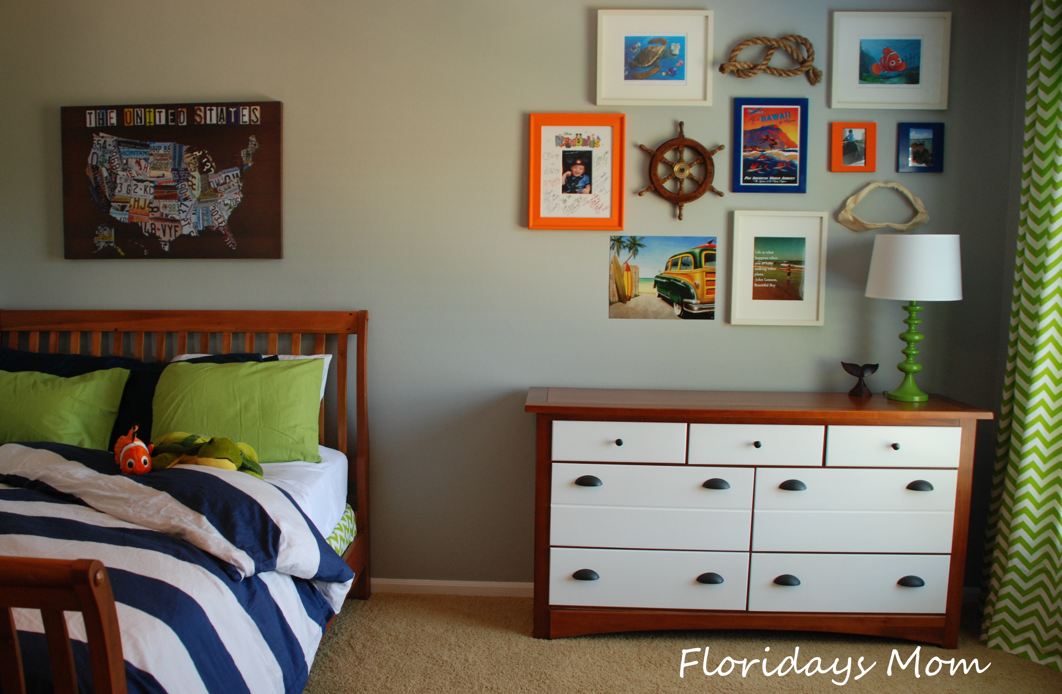 Bedroom,Marvelous Tween Boy Bedroom Ideas With Adorable Blue White Stripe Bed Cover And Soft Green Pillow Also Wonderful White Brown Wood Cabinet On Combined Desk Lamp Plus Beautiful Green White Southwest Curtains ,Modern Tween Boy Bedroom Ideas