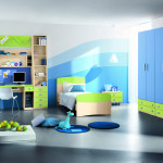 Bedroom,Impressive Large Space Male Room Ideas With Exquisite Bright Brown Mixed Green Wood Bed Frame On Combined Comfortable Light Blue Bed Sheet And Nice Bright Brown Mixed Green Wood Study Table Also Cozy White Chair,Cool Male Room Ideas For Bedrooms