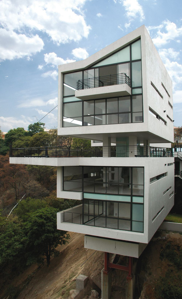 Architecture,Classy Large Modern House Design Inspiration With Picturesque White Wall Paint And Exquisite Large Glass Windows Also Gorgeous Black Stainless Steel Fence For Unique Concept,Flawless Large Modern Houses Inspiration