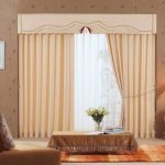 Interior,Admirable Curtain Ideas For Large Window With Luxurious Cream Window Curtain And Style Glass Window Also Beautiful White Oversized Blinds Plus Wonderful Square Accent Table ,Curtain Ideas For Large Windows