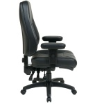 Furniture,The Best High Quality Miranda Computer Chair For Back Pain Design Ideas With Soft Oversize Seat Padded On Combined Black Color And Cozy Black Upholstered Adjustable Arms Also Comfortable Black Wheels,Modern Computer Chair For Back Pain Designs