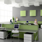 Furniture,Impressive Grey Wall Paint Top Office Design Inspiration With Beautiful Long Table Plus Cool Computer Storage Opel Plan Floor And Comfortable Stainless Office Chairs Also Cool Great Glass Windows,Pleasant And Comfortable Top Office Designs