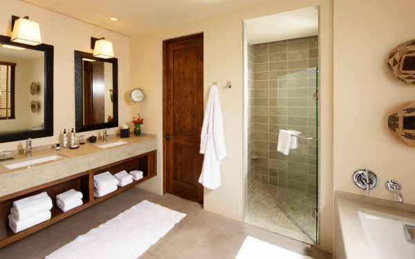 Bathroom,Admirable Bathroom Vanity Ideas For Small Batroom With Modern Stainless Bathtub Water Faucet And Extraordinary Double Vanity Also Charming Wood Towel Storage Plus Nice Wall Hook,Beauty Bathroom Vanity Ideas For Small Bathrooms