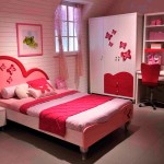 Bedroom,Cute White Wood Horizontal Linen Wall Bedroom Color And Design With Amazing White Wood Bed Frame And Beautiful White Wood Closet Also Gorgeous White Wood Study Table Plus Comfortable Wheels Red Chair,Affordable Teenage Bedroom Colors And Designs Latest