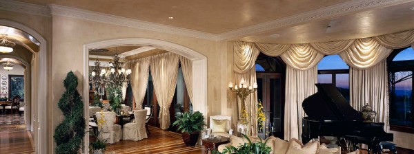Uncategorized,The Best Draperi And Vaslances Custom Window Treatment With Beautiful Cream Color Also  Modern Pendant LAmp For Open Plan Living Room,Custom Window Treatments Decoration For Your Room