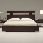 Bedroom,Admirable Wood Headboard Bed Design Ideas With Charming Brown Bed Frame And Soft Tan Single Bed On Combined Two Pillow Also Cool Brown Wood Bedside Table,Single Bedroom With Headboard Beds