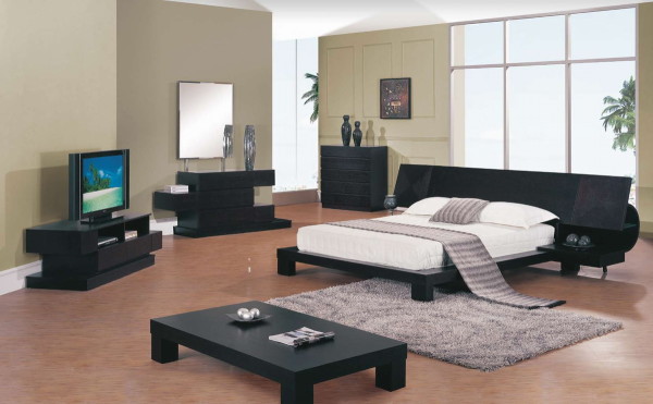 Bedroom,Modern New York NJ Homelegancy Furniture Store With Modern Bed Set And Beautiful Black Rectangular Tuscan Side Table Also Soft Gray Rug ,Antique Bedroom Collection In The Homelegance Furniture Store 