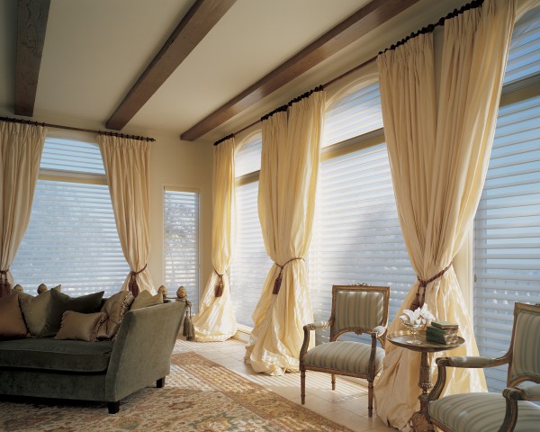 Uncategorized,Cool Amazing Custom Window Treatment Design Ideas With The Best Curtain And Cozy Sofa Also Sliding Door,Custom Window Treatments Decoration For Your Room
