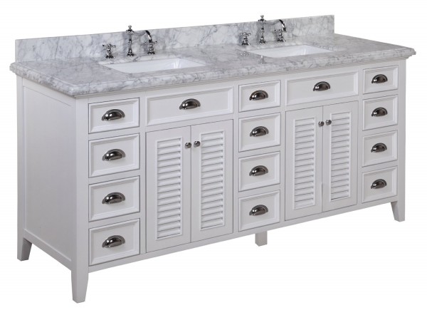 Furniture,The Best Large White Cabinet Also Elegant Empire Vanities Decoration With Modern Two Sink And Modern Style Backspalsh,Beautiful Sink Design By Empire Vanities
