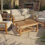 Exterior,Impressive Outdoor Teak Furniture Miami Design With Beautiful Gray Cushion Swivel Chairs And Comfortable Loveset Also Nice Wood Table,Outdoor Teak Furniture Miami 
