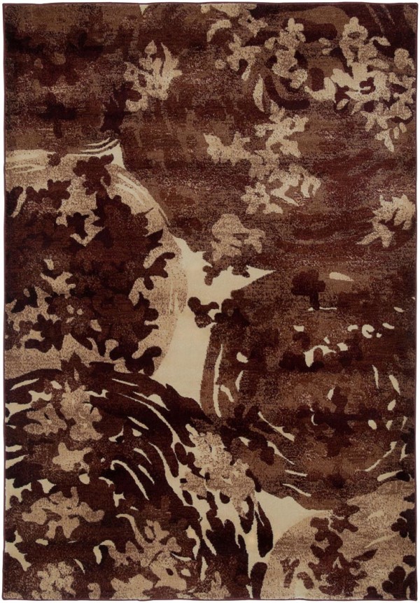 Interior,Splendid Machine Made Polypropylene Rizzy Rug Design Ideas With Nice Bellevue And Nice Floral Ornament On Combined Brown Color,Amazing Rizzy Rugs Design