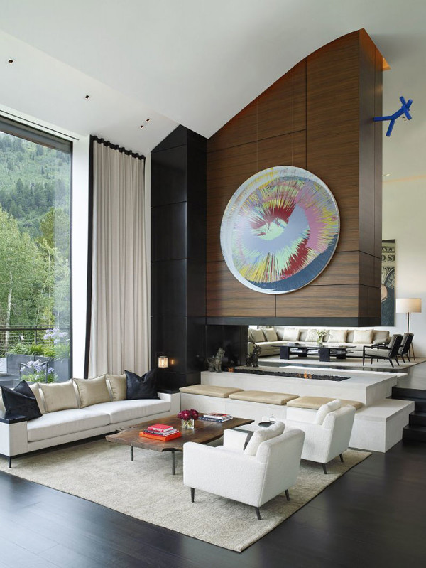 Living Room,Cool Amazing Artistic Home Decor With Comfortable White Sofa On Combined Soft Pillow And Antique Wood Coffe Table Also Cozy White Rug ,Living Room Artistic Home Decor