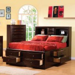 Bedroom,Marvelous Cheap Bed Design With Beautiful Dark Brown Bookcase And Nice Red Mattress Also Antique Dark Brown Wood Dresser,Collection Of Fun And Cheap Bed