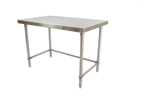 Furniture,Charming Stainless Steel Table Top Design Ideas With Beautiful Rectangulaer Stainless Steel Table And Cool Stainless Steel Legs,Beautiful Modern Stainless Steel Table Tops
