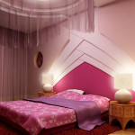 Bedroom,Magnificent Light Purple Wall Paint Bedroom Color And Design With Exquisite Purple Bed Frame On Combined Cute Purple White Floral Ornaments Also Unique Brown Wood Bedside Table Plus Gorgeous White Drum Table Lamps,Affordable Teenage Bedroom Colors And Designs Latest