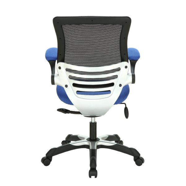 Furniture,New Model Computer Chair For Back Pain Design Ideas With Charming Blue Fabric Pad And Comfortable Adjustable Lumbar Support Also Nice Black Wheels,Modern Computer Chair For Back Pain Designs