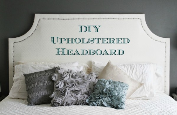 Bedroom,Cheap Headboard Decoration With Amazing Diy Upholstered Headboard Material And Soft Some Pillows Also Stylish White Bed Sheet Using Nice Black Wall Paint,Comfortable Bed With Headboard Designs
