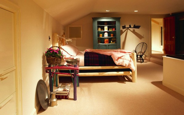 Furniture,Impressive Home Interior Design Ideas With Amazing White Wood Bed Frame On Combined Soft White Fabric Bed Cover And Unique Glass Nightstand Table Also Extra Tall Green Wood Cabinet Using Picturesque Beige Wall Paint,Best Home Interior Design Ideas 2015