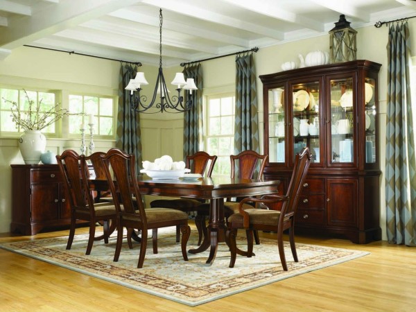 Dining Room,Exciting Dining Room Table Pad Decoration With Cool Stylish Brown Color And Cozy Wood Chairs Also Nice Traditional Rug On Combined Wood Floor,Excellent Dining Room Table Pads Design