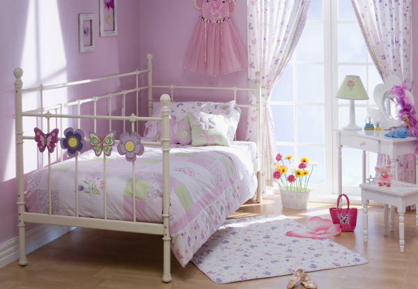 Bedroom,Cute Room Painting Ideas On Combined Beautiful Pink Color And Comfortable White Iron Bed Frame Plus Soft White Pink Bed Cover Also Wonderful Small Vanity Desk In White Color Plus Nice White Desk Lamp For Girls Bedroom ,Trendy Cute Room Painting Ideas