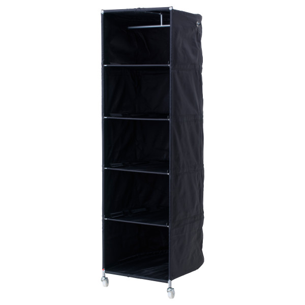 Bedroom,Cool Furniture Ikea Bedroom Closet Design Ideas With Stunning Black Wood Closet And Nice White Wheels Also Wonderful Open Shelf,Trendy Furniture Ikea Bedroom Closets