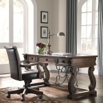 Furniture,Fabulous Wheels Dark Brown Desk Chair Decoration With Antique Dark Brown Wood Desk On Combined Cool Stainless Desk Lamp And Beautiful White Wood Dorm Window Frame Plus Soft Large Gray Curtains Also Gorgeous Dark Brown Wood Floor,High Quality With Style Rustic Desk Chairs