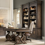 Furniture,Excellent White Desk Chair Design Inspiration With Antique Dark Brown Taek Wood Desk On Combined Soft Sisal Rug And Cool Dark Brown Wood Bookcase Also Gorgeous Gray Mixed White Wall Paint,High Quality With Style Rustic Desk Chairs
