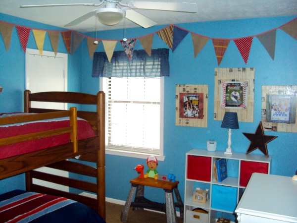 Bedroom,Simple Tween Boy Bedroom Ideas With Charming Bunk Bed On Combined Wonderful Brown Wood Bed Frame And Nice White Bookshelf Plus Adorable White Blue Desk Lamp Also Beautiful White Ceiling Fan,Modern Tween Boy Bedroom Ideas