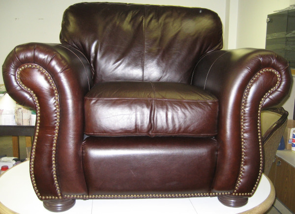 Furniture,Fascinating Best Leather Couch Conditioner Design Ideas With Wonderful Single Seater Sofa And Soft Thick Padded Seat Also Beautiful Dark Brown Color ,The Best Leather Couch Conditioner 