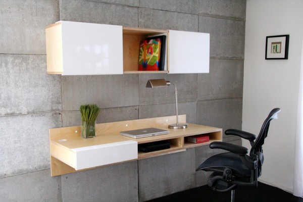 Furniture,Cool Marble Deadboard And Contemporary Desk Furniture For Home Decoration With Comfortable Black Arm Chair Also Nice Bookshelf,Dazzling Desk Furniture For Comfortable Home