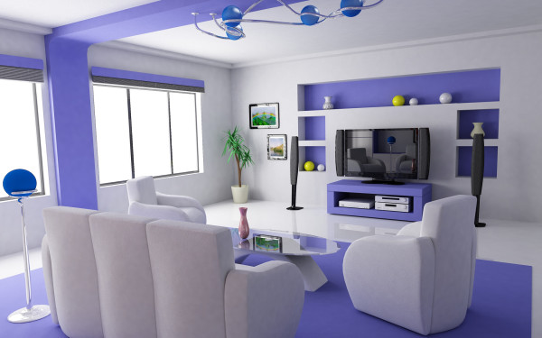 Furniture,Delightful House Interior Design Picture With Stunning White Leather Sofas And Unique Oval Glass Table On Combined Soft Blue Rug Also Cool Entertaiment Center,Beautiful House Interior Design Pictures