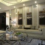 Furniture,Fabulous Interior Design Idea With Picturesque White Leather Two Seater Sofa And Gorgeous White Ottoman Plus Unique Glass Table Also Nice White Ceiling,Fabulous Interior Design Ideas For Modern Home