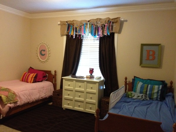 Bedroom,Exquisite Cream Wall Paint Boy And Girl Bedroom Ideas With Unusual Twins Bed In Nice Brown Wood Bed Frames Plus Wonderful Brown Wood Wicker Storages Also Splendid Broken White Wood Dresser,Exceptional Delightful Boy And Girl Bedroom Ideas