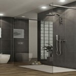 Bathroom,New Model Large Space Bathroom 2011 Design Ideas With Awesome Large Shower Enclosures And Modern Stainless Shower Faucet Also Wonderful White Ceramic Sink,Perfect Bathrooms 2011 Design Modern