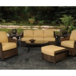 Exterior,Cool Amazing Lloyd Flanders Wicker Design Ideas With Luxurious Rattan Sofa And Cool Rocking Chair Also Cool Brown Oval Coffe Table,Contemporary Outdoor Lloyd Flanders Wicker Design 