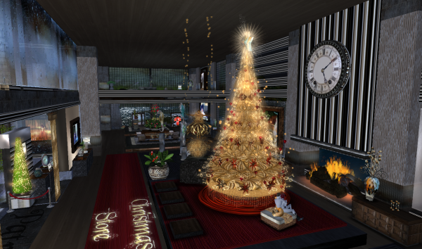 Furniture,Fabulous Large Christmas Tree Design Ideas With Wonderful Cream Christmas Tree And Beautiful Red Ball Ornaments Plus Wonderful White Christmas Star Ornaments Also Cool Large Fireplace,Most Beautiful Christmas Tree