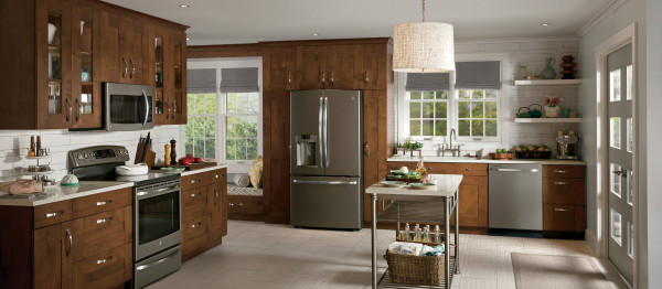 Furniture,Awesome Large Space Virtual Kitchen Design Tool Design Inspiration With Beautiful Brown Wood Kitchen Cabinet On Combined Nice White Marble Countertop And Wonderful Brown Wood Floating Kitchen Cabinet Plus Cool White Kitchen Island Also Gorgeous Cream Drum Pendant Lamp For Rustic Concept,Stunning Virtual Kitchen Design Tool Modern
