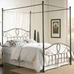Bedroom,Traditional Alexander Iron Bedroom Design With Elegant Black Bed Frame And Soft White Double Mattress Also Stylish Canopy On Combined White Curtain,Contemporary Iron Bedroom Design