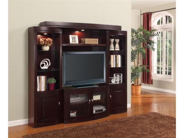 Furniture,Fascinating Parker House Furniture Rectailer Design With Style Entertainment Center And Beautiful Bookshelf Also Classy Brown Color,Marvelous Parker House Furniture Retailers And Large Entertaiment Wall