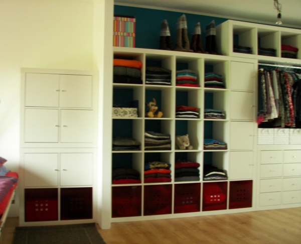 Bedroom,Picturesque White Wall Paint Ikea Bedroom Closet Design Inspiration With Fabulous White Shelf Clothes And Cool White Wood Cabinet Also Wonderful Bright Brown Laminate Flooring,Trendy Furniture Ikea Bedroom Closets