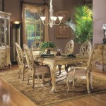 Furniture,Awesome Aico Furniture Design Ideas With Elegant Gold Wooden Dining Table And High Quality Laminate Flooring For Dining Room Concept,Elegant Stylish Aico Furnitures Design Ideas