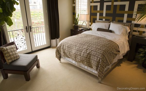 Bedroom,Amazing Very Small Bedroom Design Ideas With High Quality Metal Bed Frame In Silver Color And Comfortable Double Mattress On Combined Soft White Cotton Cushion Also Cool Black Two Wood Nightstand Table Plus Unique Two Desk Lamp,Very Small Bedroom Design And Small Space