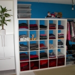 Bedroom,Trendy Ikea Bedroom Closet Design Ideas With Stylish Walk Closet Open Cabinet And Beautiful Shelf Clothes In Wonderful White Color Also Exquisite Blue Wall Paint,Trendy Furniture Ikea Bedroom Closets
