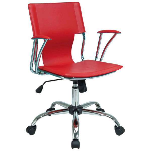 Furniture,Dazzling Furniture Avenue Six Office Chair Control Design With Wonderful Red Backrest And Comfortable Adjustable Lumbar Support Plus Stylish Arm Chair Also Gorgeous Black Wheels Office Chair,Comfortable Office Chair Controls In The Modern Concept
